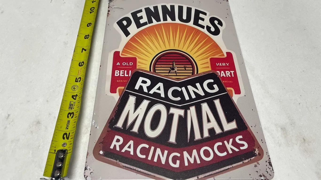 Metal Novelty Sign (T-2)