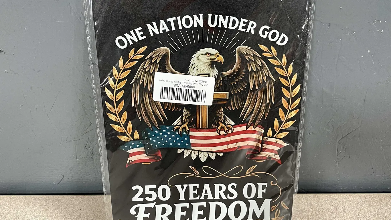 250 Years of Freedom Metal Sign (T3)