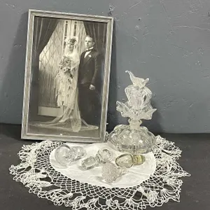 Vintage Perfume Bottle and Glass Stoppers (T4)