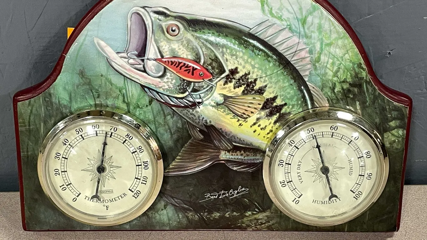 Vintage Largemouth Bass Barometer (T3)
