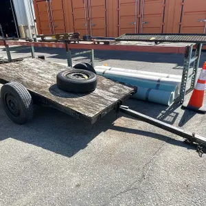 4' x 8' Flatbed Trailer (No Title) (04)