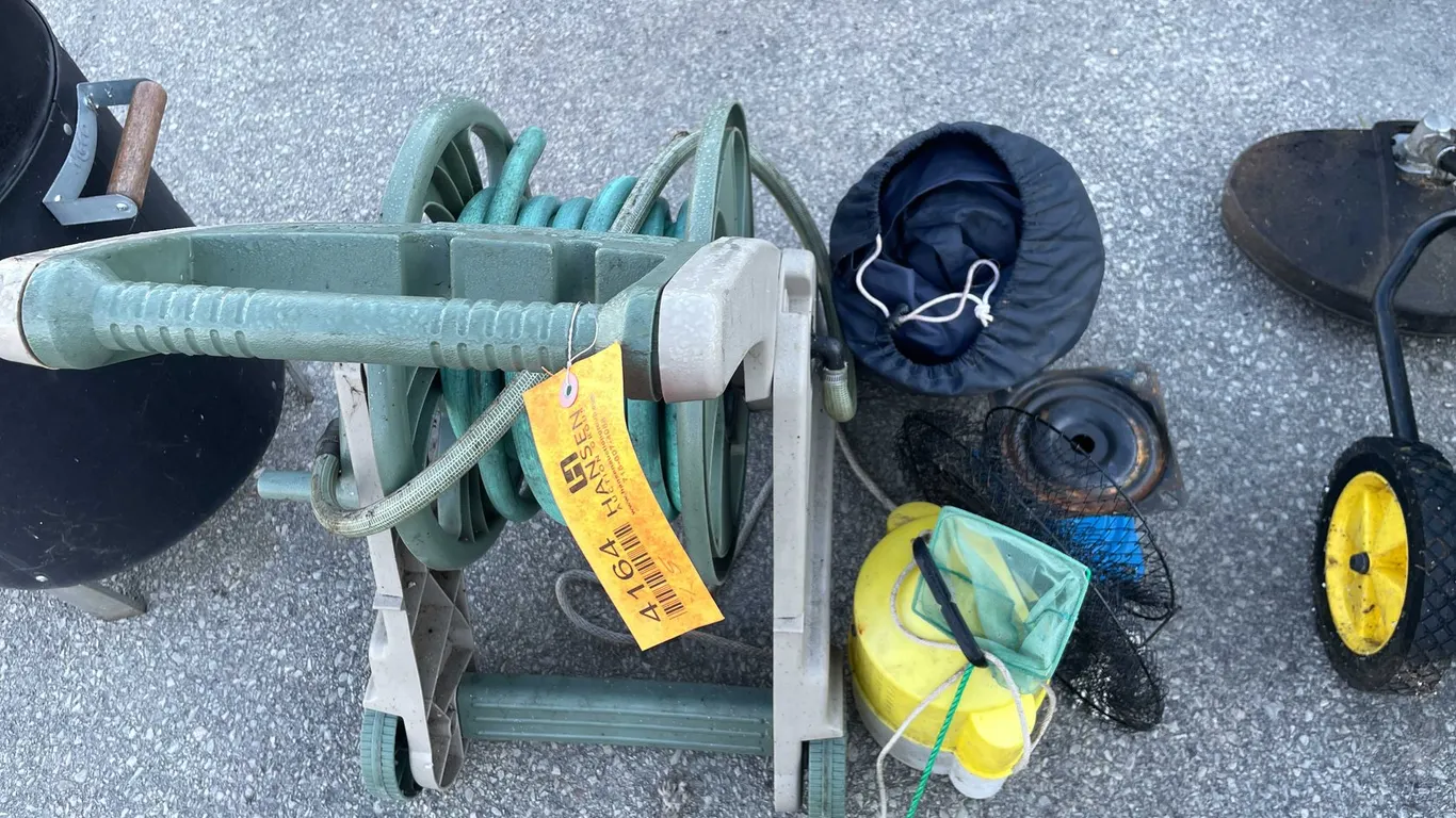 Hose Reel and Misc. Fishing Items (03)