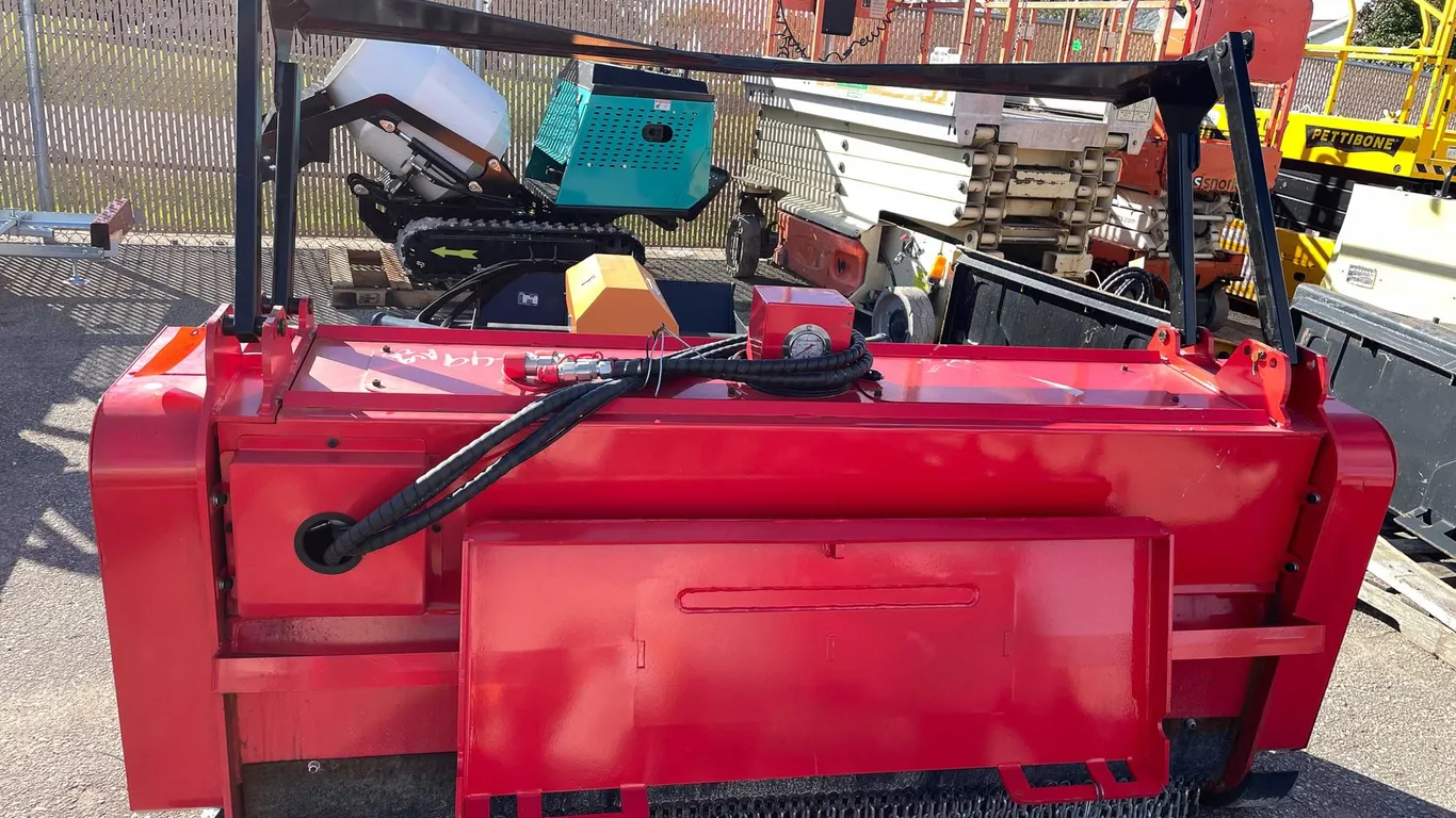 72" Skid Steer Drum Forestry Brush Mulcher (011)