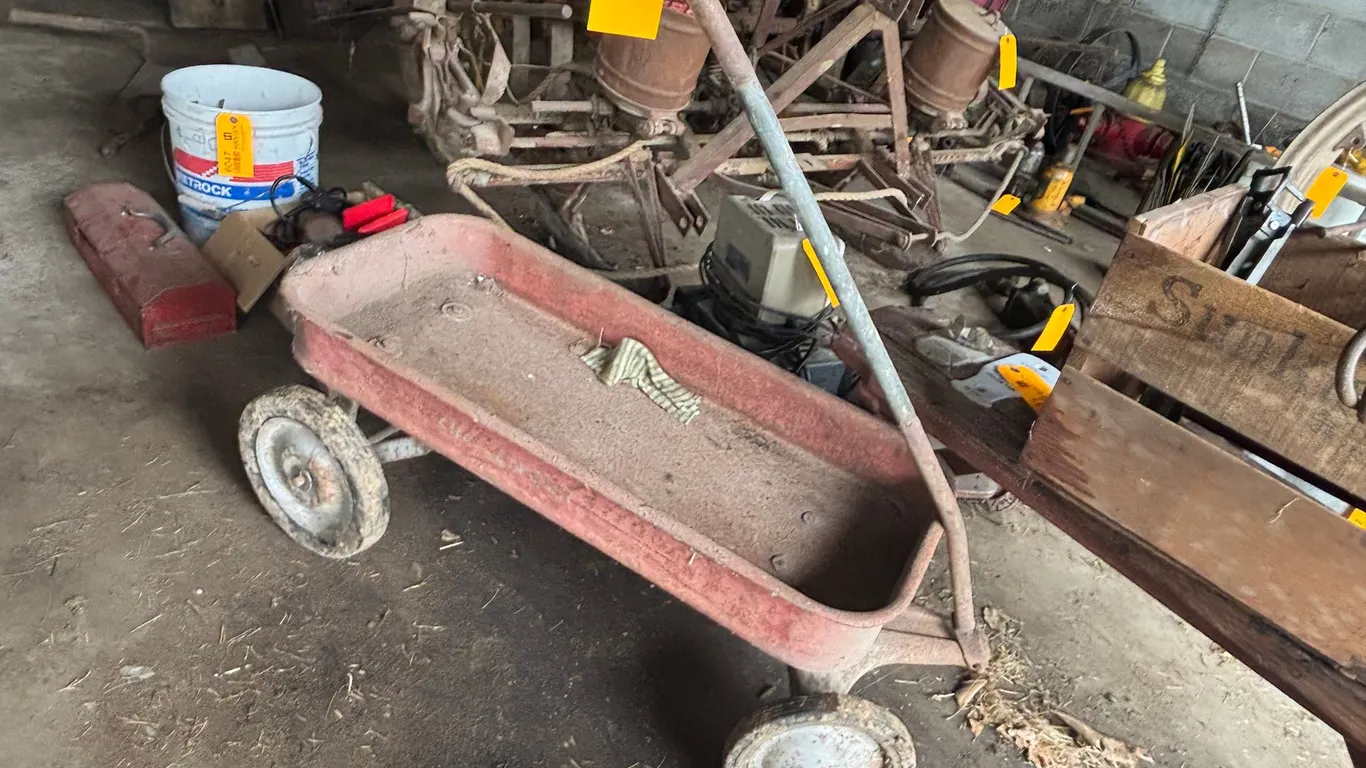 Vintage Metal Wagon