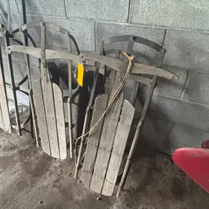 (4) Vintage Toboggans