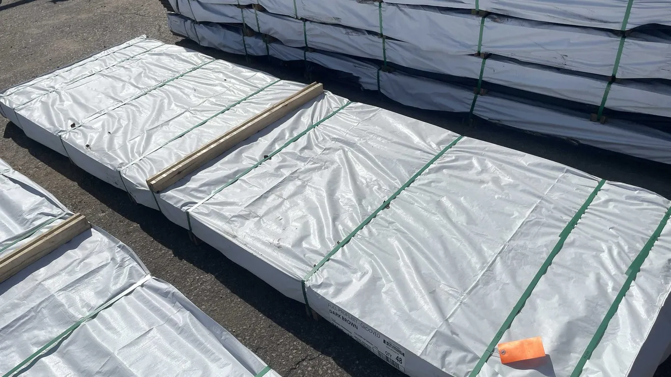 12' Bundle DARK BROWN Slotted Composite Deck Boards (O8)