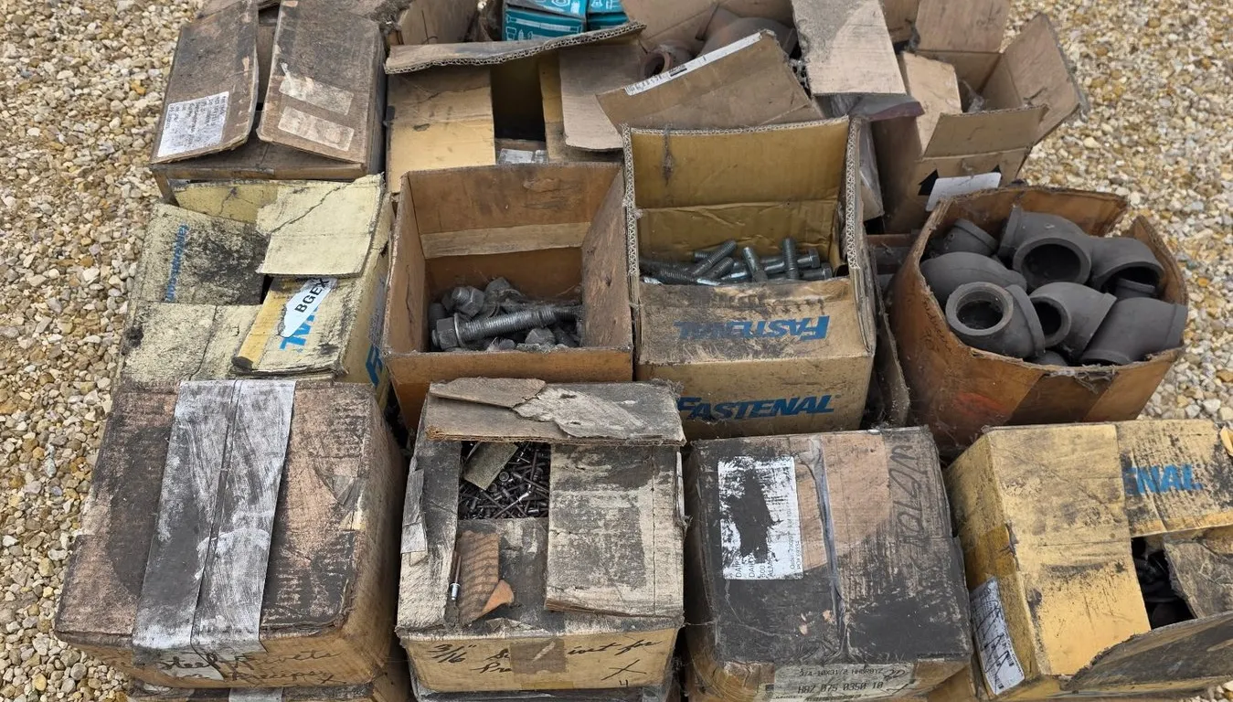 Pallet of Miscellaneous Fasteners