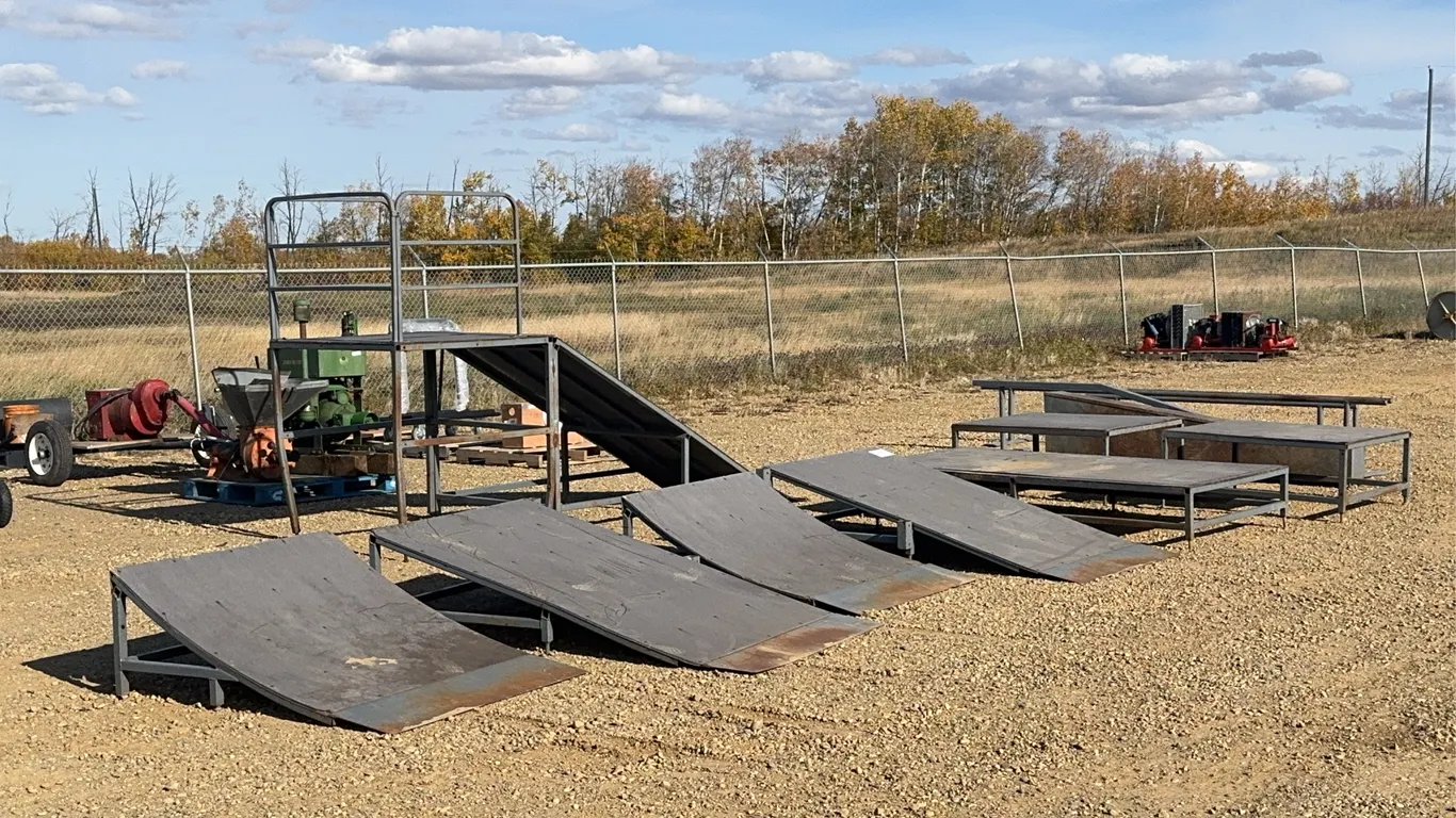 Metal Skate Park Equipment