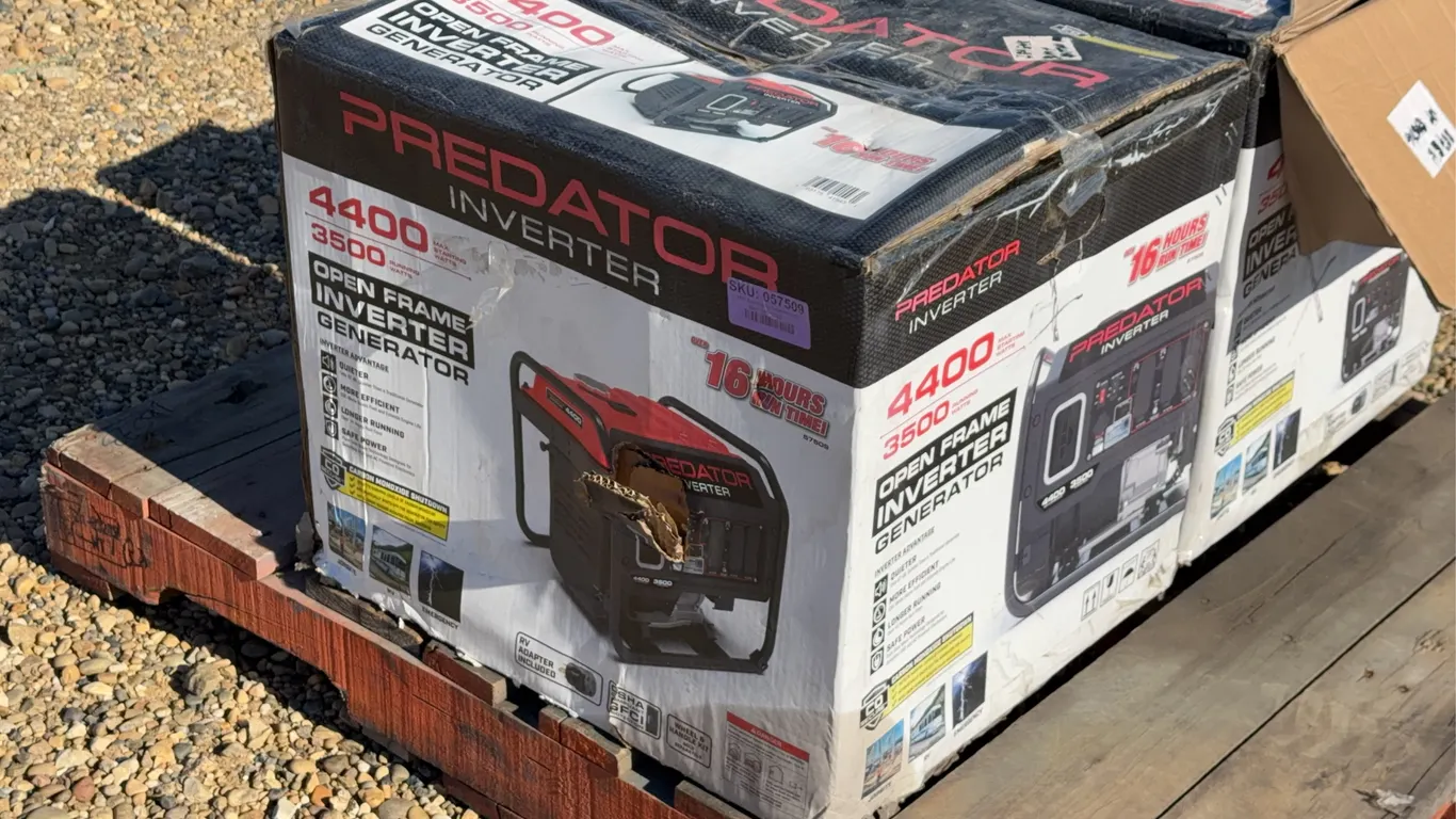 QTY of (1) Open Frame Inverter Generator