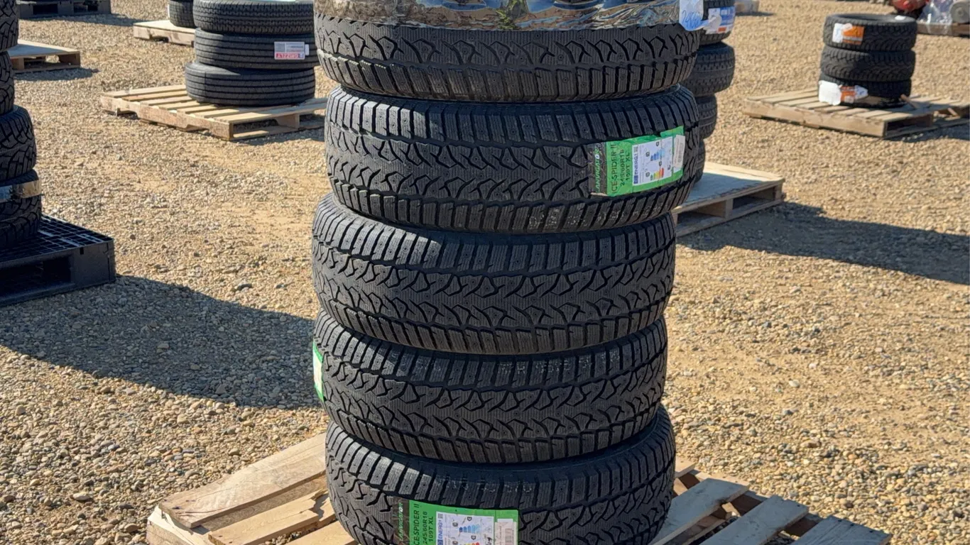 QTY of (5) 245/60R18 Ice-Spider II Tires without Rims