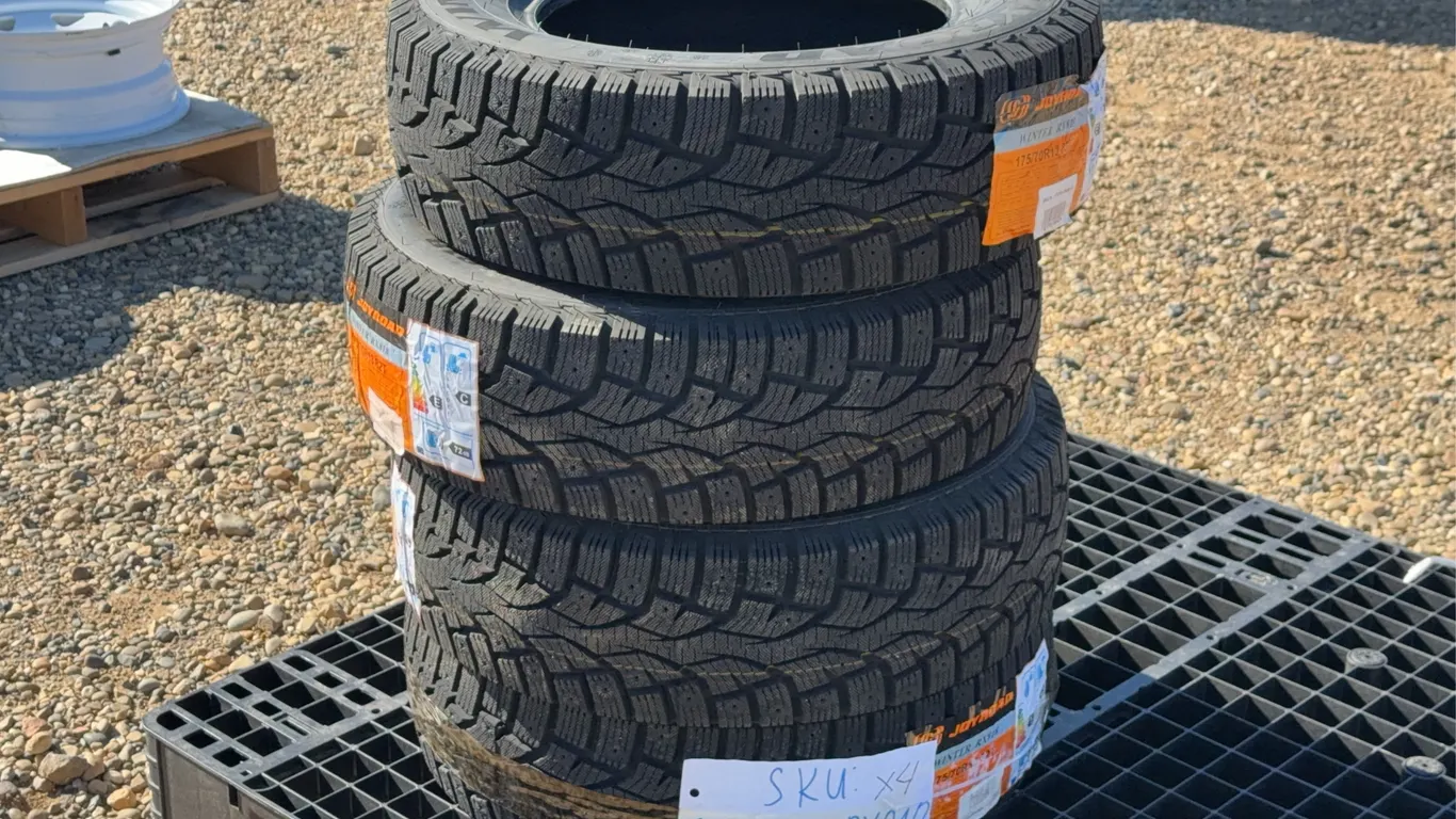 QTY of (4) 175/70R13 Tires without Rims