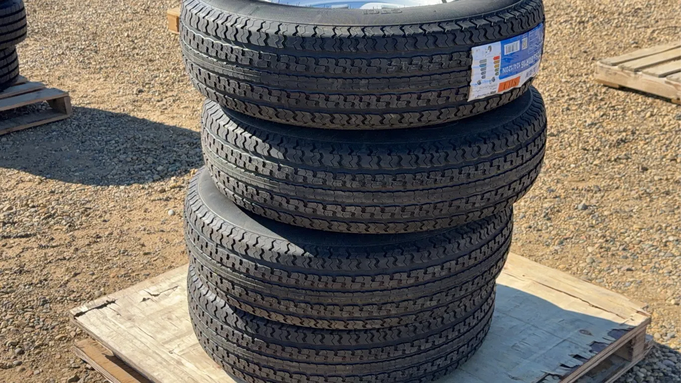 QTY of (4) ST235/80R16 Durun Tires with Rims