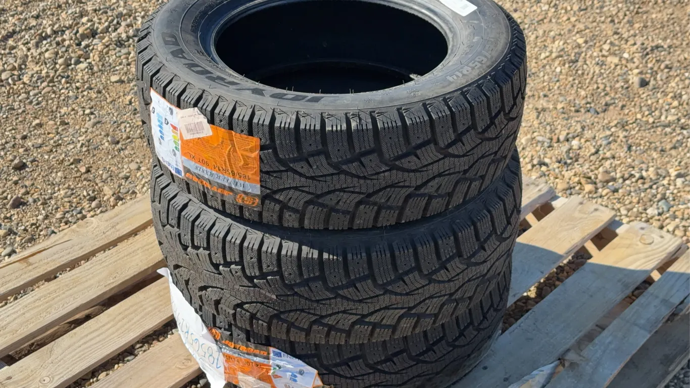 QTY of (3) 185/65R14 Tires without Rims
