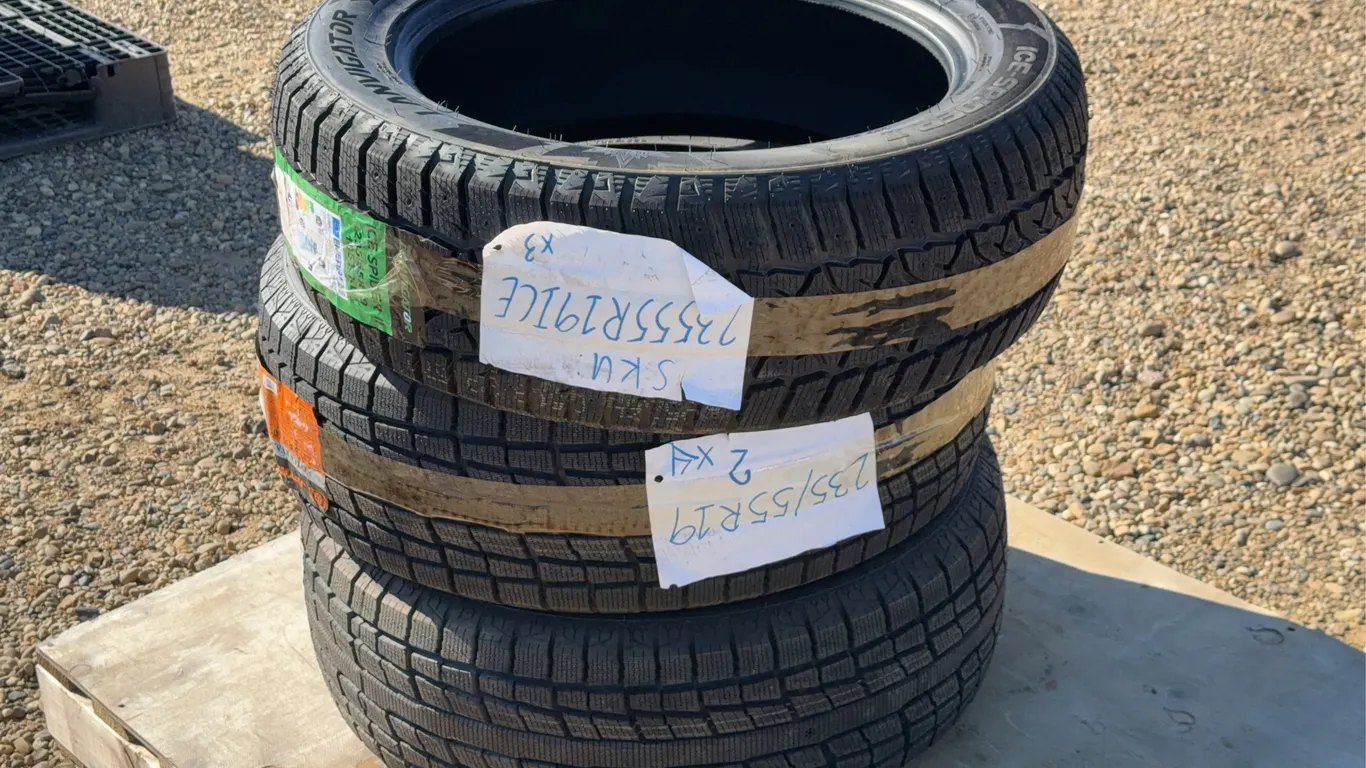 QTY of (3) Miscellaneous Tires without Rims 235/55R19