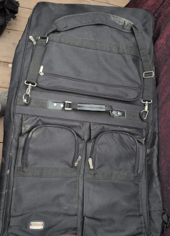Victorinox Rolling Backpack and Samsonite Black Roller Travel Bag, Set of 2