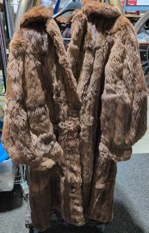Brown Full-Length Fur Coat
