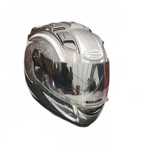 Gmax 68S Full Face Motorcycle Helmet with Visor and Storage Bag, Size Large