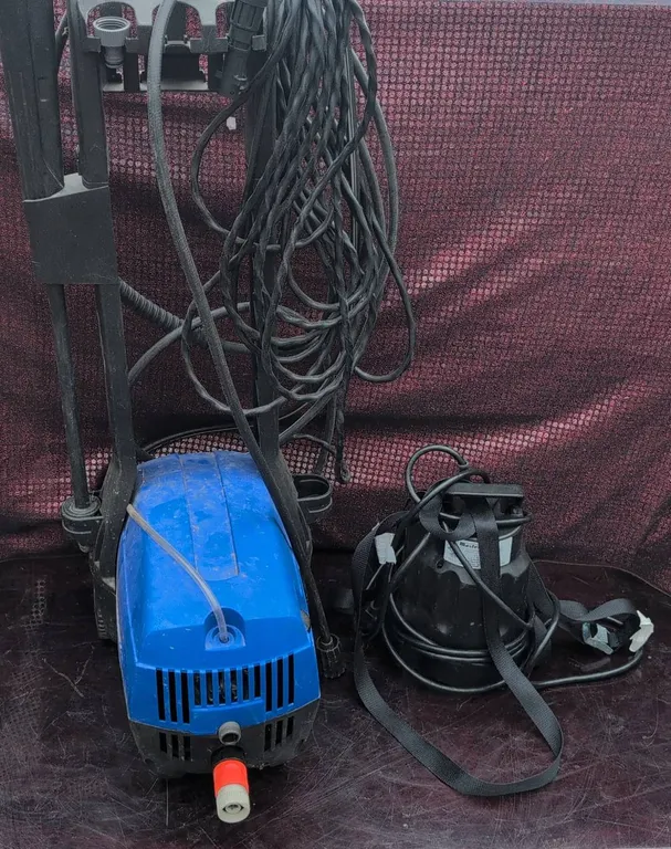 Simoniz Pressure Washer and Mastercraft Submersible Utility Pump 1/4HP