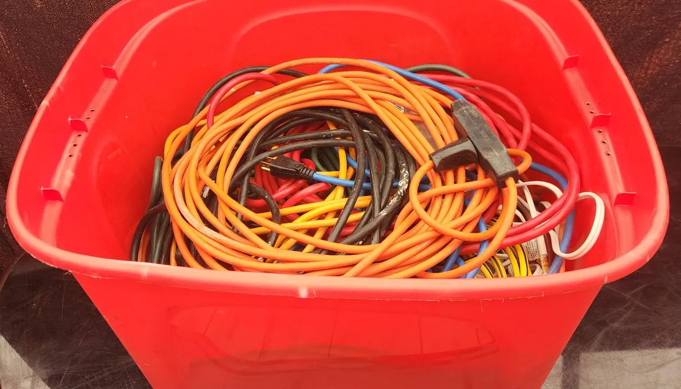Extension Cords and Power Cables Large Lot
