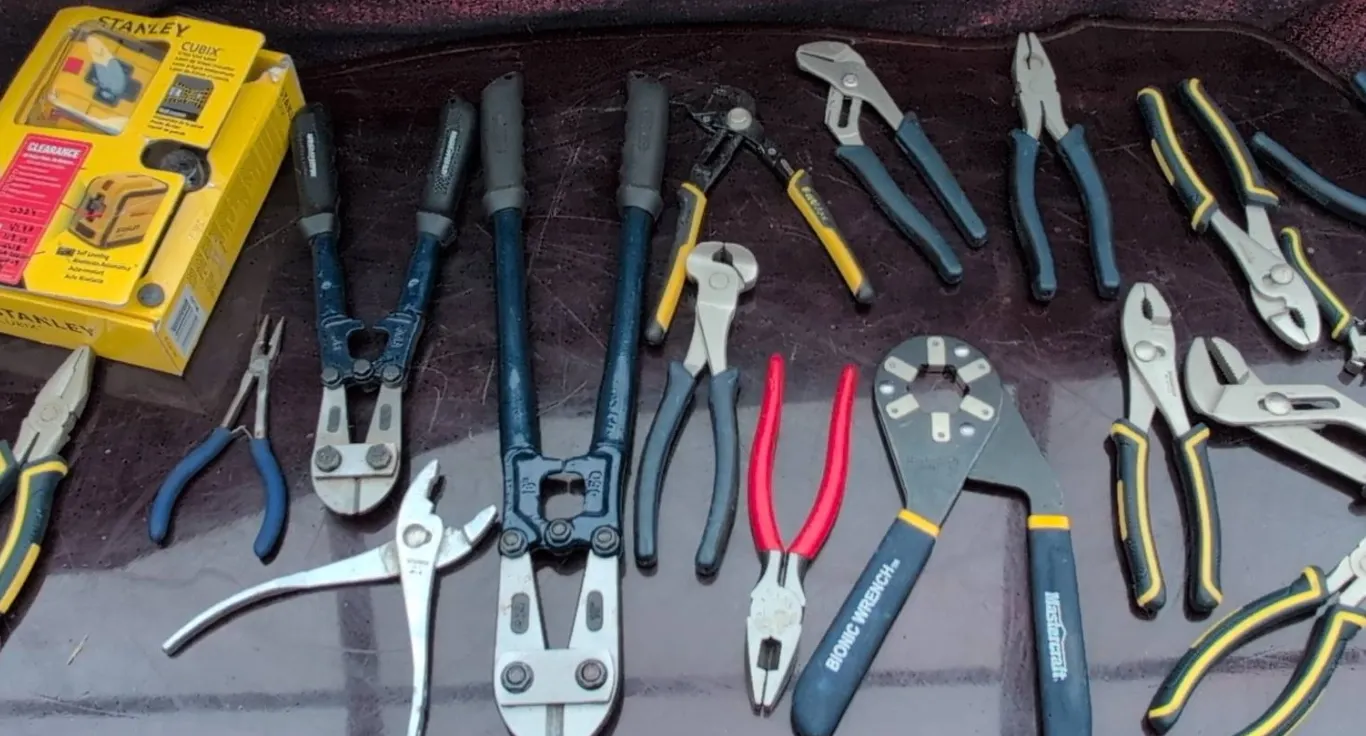 Stanley Cubix Laser Level and Hand Tools Lot