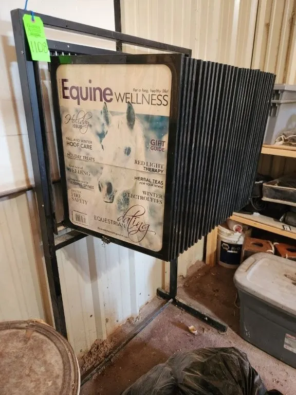 Metal Poster Rack
