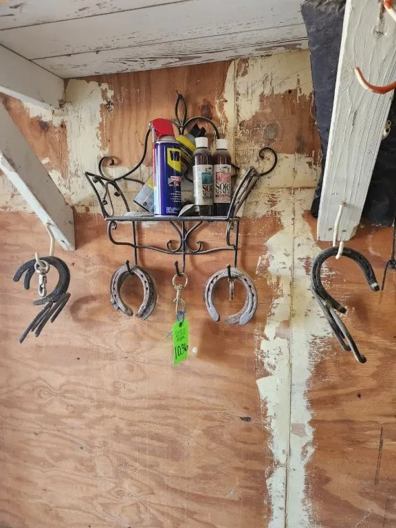 Misc. Horseshoes & Shelf