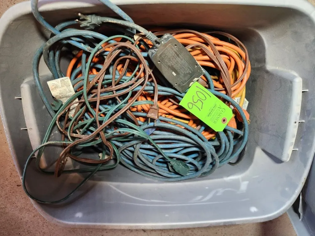 Tote of Extension Cords
