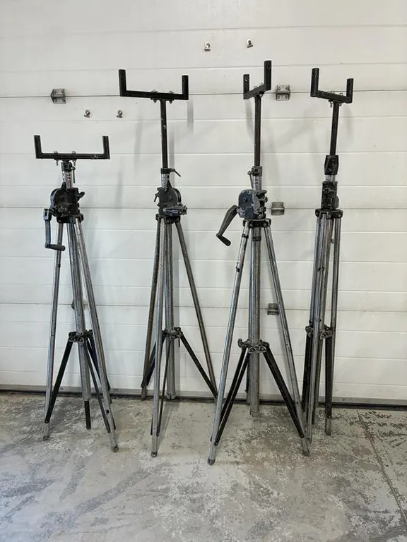 (4) Heavy Duty Light Stands
