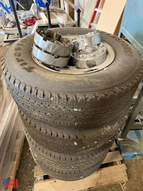 (4) Firestone LT275/70R18 Tires