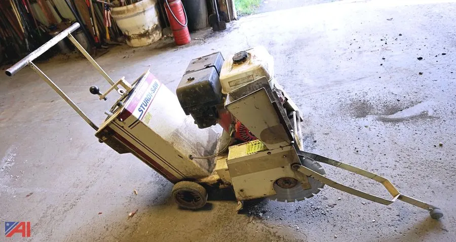 Miller Sturdi-Saw-I Walk Behind Concrete Saw