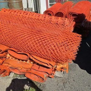 (2) Pallets of Snow Fencing and (60) Poles