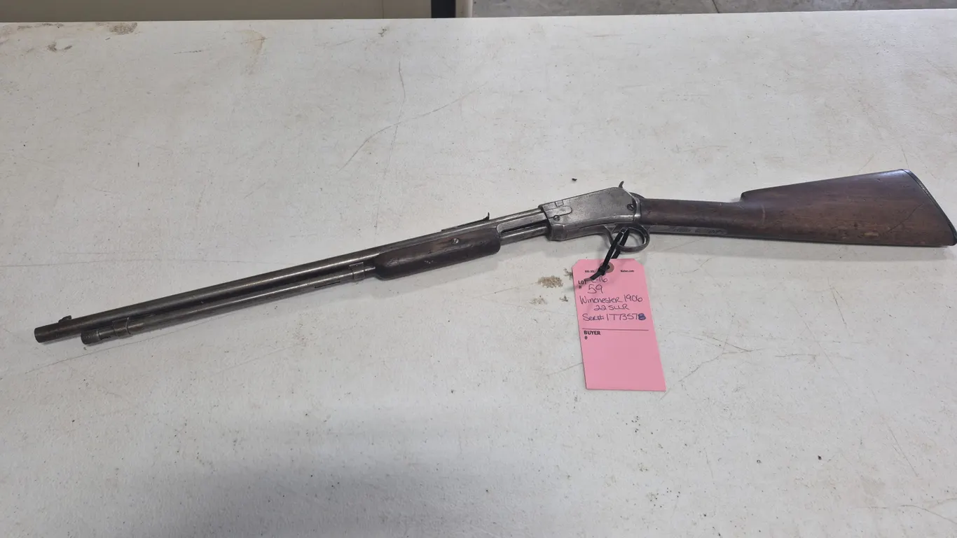 Winchester 1906 22 SLLR Ser#177357B - very old, needs work