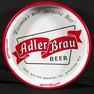 BER TRAY ADLER BRAU BEER GEO WALTERS BREWING APPLETON WISCONSIN