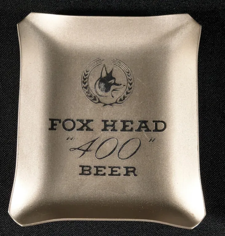 FOX HEAD 400 BEER TIP TRAY OR ASHTRAY WAUKESHA WISCONSIN