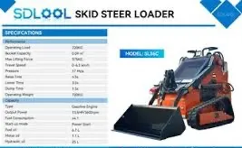 New! 2026 MMS SL36C Mini Stand On Tracked Skid Steer