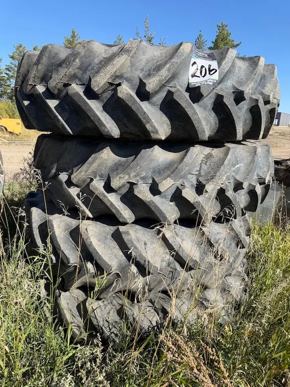 (4) 18.4 R42 Radial Tractor Tires