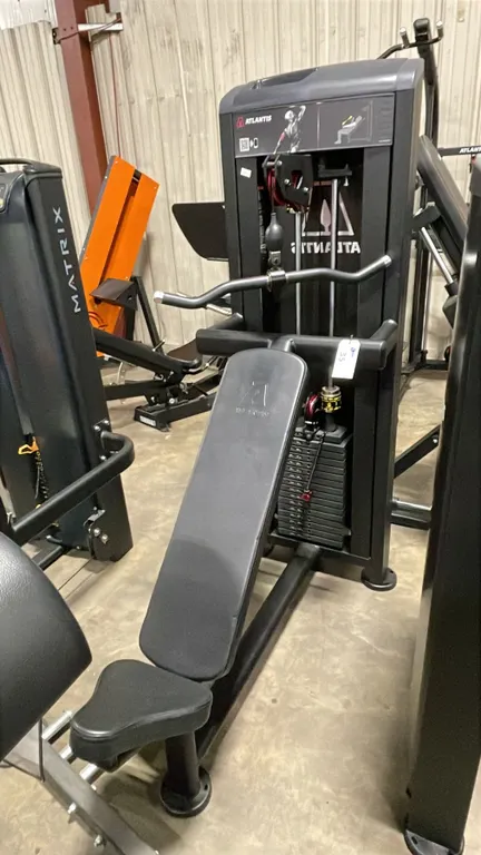 ATLANTIS STRENGTH T215 COMMERCIAL INCLINE TRICEPS PUSHDOWN MACHINE