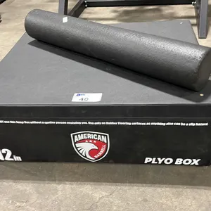 AMERICAN BARBELL 12" SOFT PLYO JUMP BOX & FOAM ROLLER