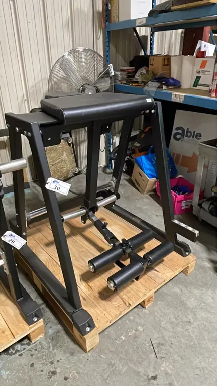 GYMLECO 63 REVERSE HYPER PENDULUM COMMERCIAL FREE WEIGHT POSTERIOR CHAIN FITNESS MACHINE