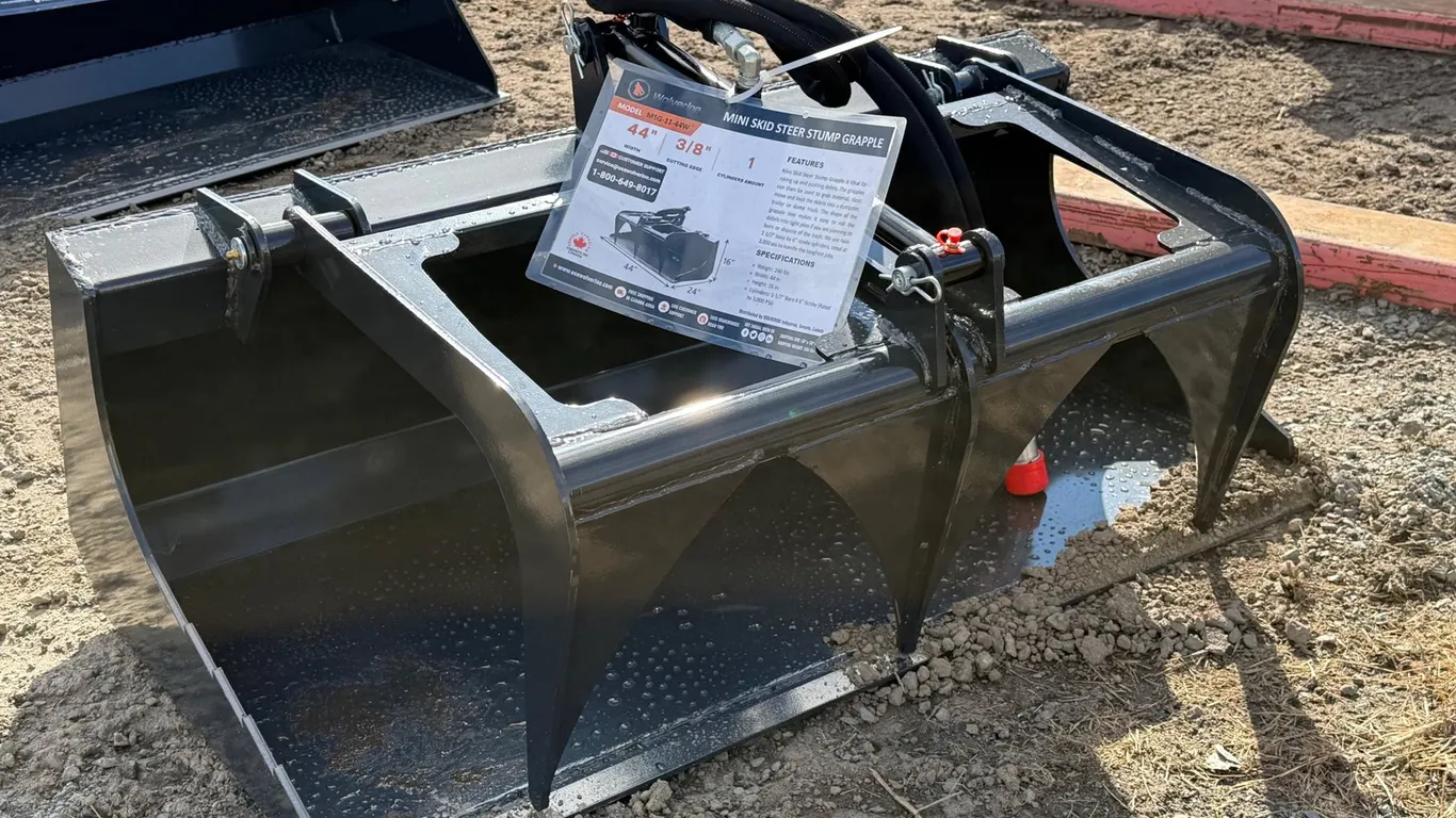 New 2025 Wolverine Mini Stump Grapple Model MSG-11-44W