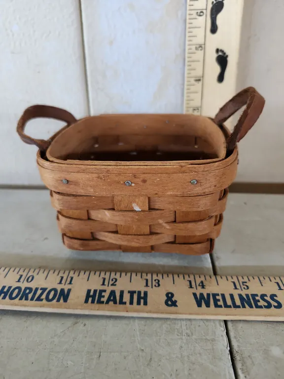 1992 Longaberger Basket 5"X5"X3"