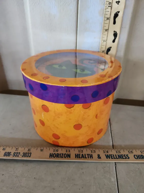 Halloween Decor Box 8"X8"X6"