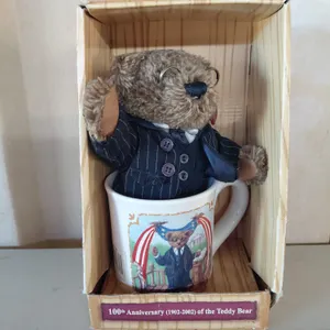 100Th Anniversary 1902-2002 Of The Teddy Bear W/Mug