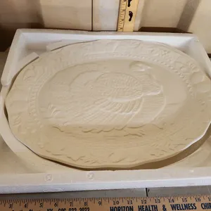 New Ceramic Turkey Platter 18"X14"