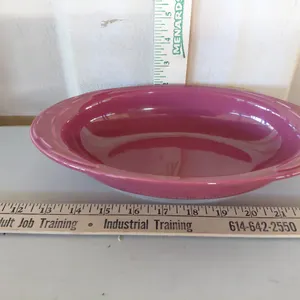 Longaberger Pottery Woven Traditions Oval Baking Dish 11"X6.25"X2.25"