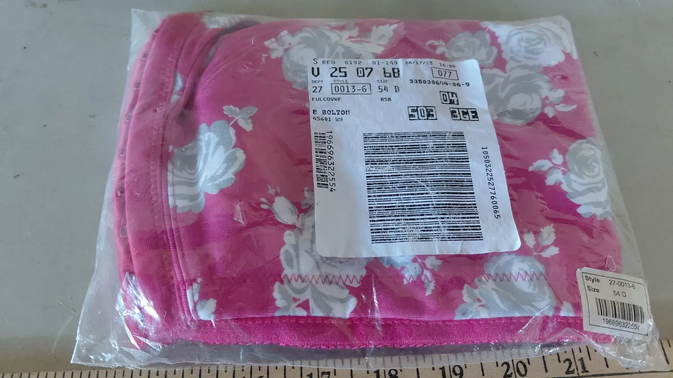 New 54D Floral Bra
