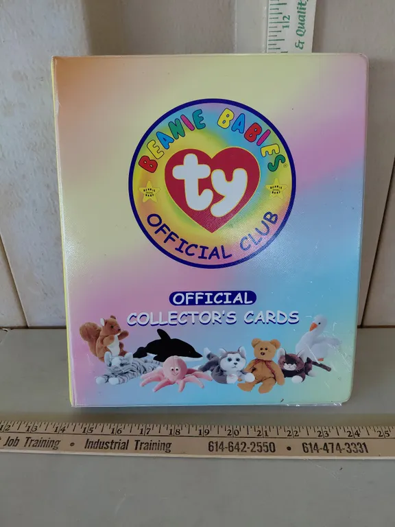 1999 Beanie Babies Collectors Cars & Binder