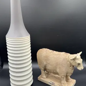 Decorative Modern Vase & Ox Statue