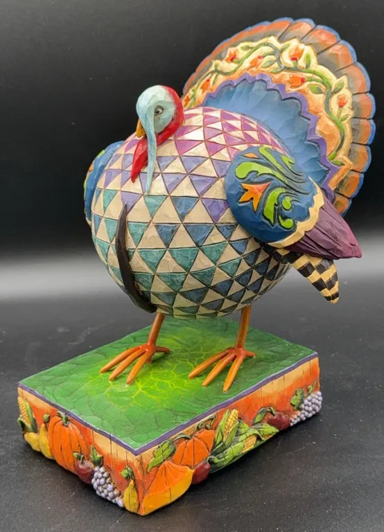 Jim Shore "Strutting Proud" Thanksgiving Turkey