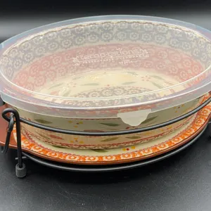 Temptations Old World 2 Quart Casserole Dish & Accessories
